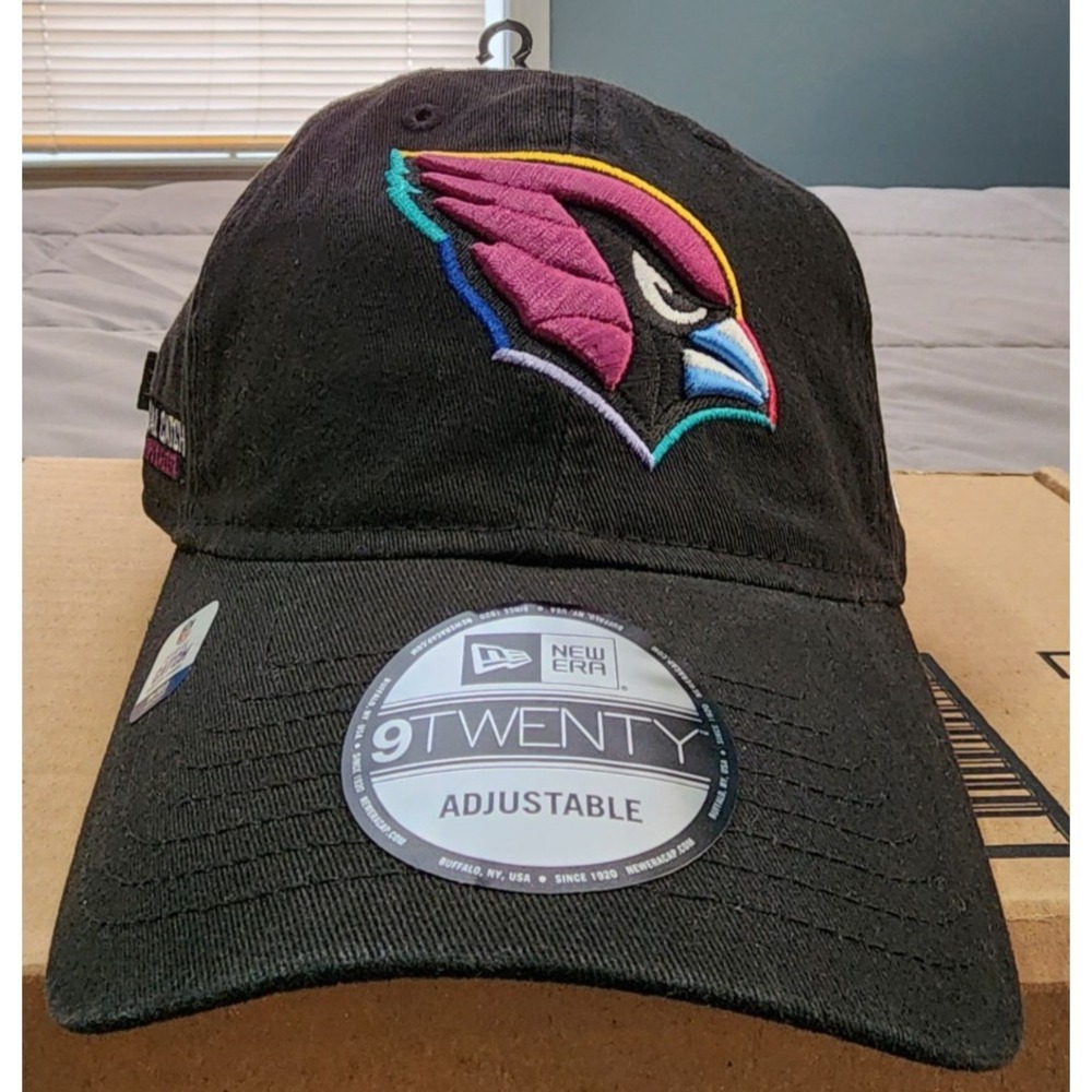 New Era® 2024 Arizona Cardinals NFL Crucial Catch 9TWENTY Adjustable Hat - Black